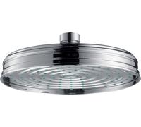 hansgrohe AXOR Montreux Douche de tête à disque 1 jet, 180 mm, 28487820, Couleur: Nickel brossé