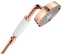 hansgrohe AXOR Montreux douchette à main 100 1 jet Classic, 16320300, Couleur: Rouge poli or