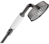 hansgrohe AXOR Montreux douchette à main 100 1 jet Classic, 16320330, Couleur: Chrome noir poli