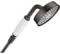 hansgrohe AXOR Montreux douchette à main 100 1 jet Classic, 16320340, Couleur: Chrome noir brossé