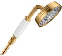 hansgrohe AXOR Montreux douchette à main 100 1 jet Classic, 16320950, Couleur: laiton brossé