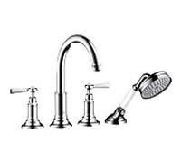 Hansgrohe Mitigeur Axor Montreux 16554000 – 4 trous, chromé, poignées à levier
