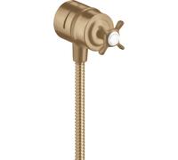 hansgrohe AXOR Montreux hansgrohe Fixfit Robinet d'arrêt DN15, 16882140, Couleur: Bronze brossé