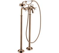 hansgrohe AXOR Montreux Mélangeur bain 2 poignées sur pieds AXOR Montreux, 16547300, Couleur: Rouge poli or