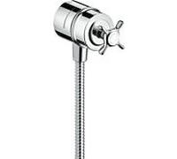 hansgrohe Axor Montreux Vanne d'arrêt 16882000 avec clapet anti-retour, poignée en croix, chromé