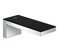 Hansgrohe Bec de baignoire Axor MyEdition 47410600, projection 176 mm, chrome/verre noir