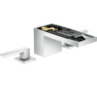 hansgrohe AXOR MyEdition Mélangeur lavabo 3 trous 70 avec vidage à ouverture rapide, sans plaque, 47052000, Couleur: chrome