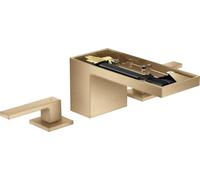 Hansgrohe AXOR MyEdition Mélangeur lavabo 3 trous 70 avec vidage à ouverture rapide, sans plaque, Coloris: Bronze brossé