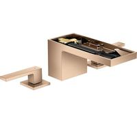 Hansgrohe AXOR MyEdition Mélangeur lavabo 3 trous 70 avec vidage à ouverture rapide, sans plaque, Coloris: Rouge poli or