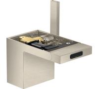 hansgrohe AXOR MyEdition Mitigeur monocommande de bidet avec vidage à ouverture rapide, sans plaque, 47212820, Couleur: Nickel brossé