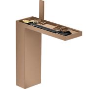 Hansgrohe hansgrohe Mitigeur lavabo monocommande 230 Axor MyEdition A 196 mm, avec vidage poussoir, sans plaque, finition or rouge Quantité:1