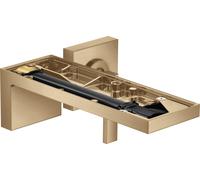 Hansgrohe AXOR MyEdition Mitigeur monocommande de lavabo encastrÃ© pour montage mural, bec 221 mm, sans plaque, Coloris: Bronze brossÃ© - 47062140