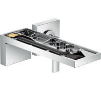 hansgrohe AXOR MyEdition Mitigeur monocommande de lavabo encastré pour montage mural, bec 221 mm, sans plaque, 47062000, Couleur: chrome