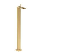 hansgrohe AXOR MyEdition Mitigeur monocommande de lavabo sur pied avec vidage push-open, sans plaque, 47042250, Couleur: Optique or brossé