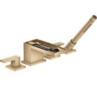 hansgrohe AXOR MyEdition Robinet de baignoire 4 trous, sans plaque, 47432140, Couleur: Bronze brossé