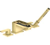 hansgrohe AXOR MyEdition Robinet de baignoire 4 trous, sans plaque, 47432950, Couleur: laiton brossé