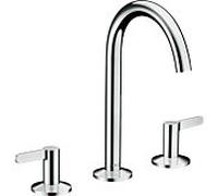 Hansgrohe Mitigeur lavabo AXOR One 3 trous 170 Saillie 140 mm Vidage Push-Open Chrome 48050000