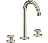 hansgrohe Axor One 3 trous mitigeur lavabo 48070820 projection 140mm, avec push-open garniture de vidange , nickel brossé