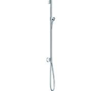 hansgrohe AXOR One barre de douche avec raccord mural, flexibles de douche 1,60m, 48792000, Couleur: chrome
