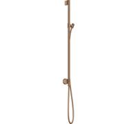 Hansgrohe Axor One barre de douche avec raccord mural, flexible de douche 1,60m, 48792, Coloris: Or rouge brossÃ© - 48792310