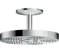 hansgrohe AXOR One Douche de tête 280 1jet avec raccordement au plafond, 48493000, Couleur: chrome