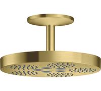 Hansgrohe Pomme de tête Axor One 28,2x28,2 cm ronde - 1 jet, raccord plafond, laiton brossé 48493950