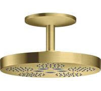 hansgrohe AXOR One Douche de tête 280 2jet avec raccordement au plafond, 48494950, Couleur: laiton brossé