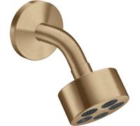 hansgrohe AXOR One Douche de tête 75 1jet EcoSmart avec bras de douche, 48490140, Couleur: Bronze brossé