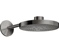 hansgrohe Axor One douche de tête 48492330 avec bras de douche, 2jets, chrome noir poli