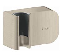 hansgrohe Axor One unité de portier 45723820 G 2000 /2, fonction de maintien de douche intégrée, nickel brossé