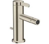 hansgrohe Axor One mitigeur de bidet 48210820 projection 113mm, avec tirette garniture de vidange , nickel brossé
