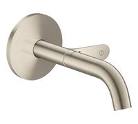 hansgrohe AXOR One Mitigeur de lavabo encastré pour montage mural Select, saillie 160mm, 48180820, Couleur: Nickel brossé