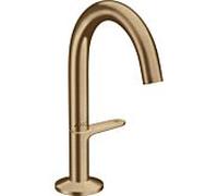 hansgrohe Axor One mitigeur lavabo 48010140 projection 122mm, avec push-open garniture de vidange , bronze brossé