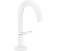 hansgrohe AXOR One robinetterie de lavabo Select 140 avec vidage PUSH-Open, saillie 122mm, 48010700, Couleur: Blanc mat