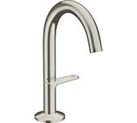hansgrohe Axor One mitigeur lavabo 48010800 projection 122mm, avec push-open garniture de vidange , aspect acier inoxydable