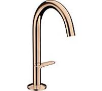 hansgrohe Axor One mitigeur lavabo 48020300 projection 140mm, avec push-open garniture de vidange , or rouge poli