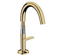 hansgrohe Axor One mitigeur lavabo 48020990 projection 140mm, avec push-open garniture de vidange , optique or poli