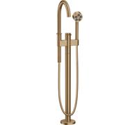 hansgrohe AXOR One Mitigeur monocommandé pour bain au sol, saillie 220mm, 48440140, Couleur: Bronze brossé