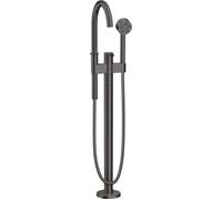 hansgrohe AXOR One Mitigeur monocommandé pour bain au sol, saillie 220mm, 48440340, Couleur: Chrome noir brossé