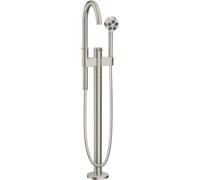 hansgrohe AXOR One Mitigeur monocommandé pour bain au sol, saillie 220mm, 48440800, Couleur: Acier inoxydable Optic