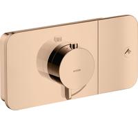 hansgrohe AXOR One Module thermostatique encastré pour 1 consommateur, 45711300, Couleur: Rouge poli or