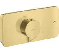 hansgrohe AXOR One Module thermostatique encastré pour 1 consommateur, 45711950, Couleur: laiton brossé