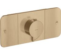 hansgrohe AXOR One Module thermostatique encastré pour 2 consommateurs, 45712140, Couleur: Bronze brossé