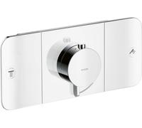 hansgrohe AXOR One Module thermostatique encastré pour 2 consommateurs, 45712800, Couleur: Acier inoxydable Optic