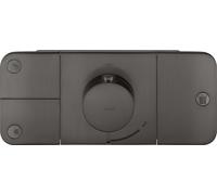hansgrohe AXOR One Module thermostatique encastré pour 3 consommateurs, 45713340, Couleur: Chrome noir brossé
