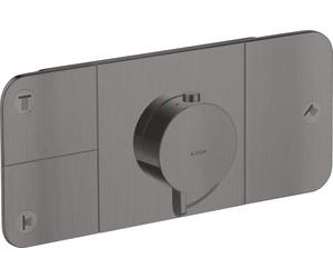 hansgrohe AXOR One Module thermostatique encastré pour 3 consommateurs, 45713340, Couleur: Chrome noir brossé