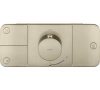 hansgrohe AXOR One Module thermostatique encastré pour 3 consommateurs, 45713820, Couleur: Nickel brossé