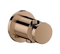 hansgrohe AXOR One Porter unit 48780300 rond, G 2000 /2, fonction pomme de douche intégrée, or rouge poli