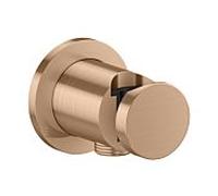 hansgrohe AXOR One Porter unit 48780310 rond, G 2000 /2, fonction pomme de douche intégrée, or rouge brossé