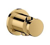 hansgrohe AXOR One Porter unit 48780990 rond, G 2000 /2, fonction pomme de douche intégrée, aspect or poli